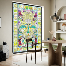 Église Vitrail Verre Stickers