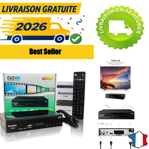 Décodeur tnt dvb c - tnt, dvb-t2/c