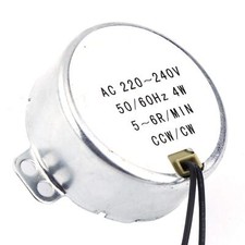 50/60Hz Muffler 1Pc 220-240V AC Synchronous Motor 4W Electric Gear Motor...