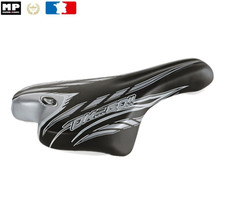 Selle Velo Enfant 20/24 pouces L 250 x l 140mm Couleur Noir / Gris (Grappa)