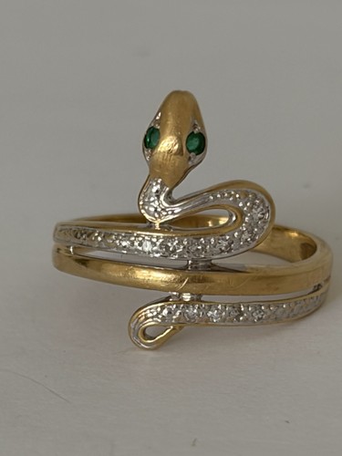 7881 bague serpent vintage - bague,