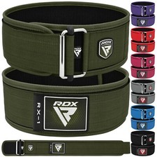 RDX Ceinture de d'haltérophilie 4” Musculation Fitness lombaire