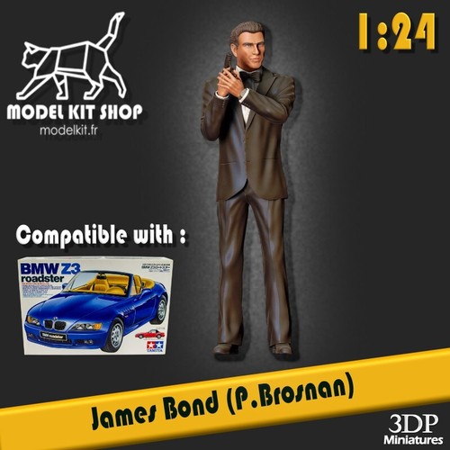 Figurine james bond - 1:24,