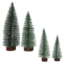 4PCS Party Bureau Arbre décoratif Mini Xmas Arbre Ornament Accessoire de Noël