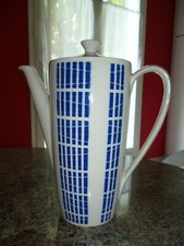 Ancienne CAFETIERE en FAIENCE BOCH VEDETTE LA LOUVIERE BELGIQUE vintage