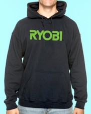 Hooded Sweat Shirt, Pro Crafts, Tools, Professional, Auto, Ryobi, 50/50, Black