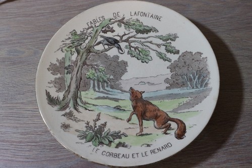 Assiette faience gien - assiette, en