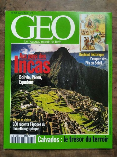 Magazine geo 191 janvier - magazine, n°191/