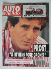 AUTO HEBDO n°841 august 1992 TVR V8S Donkervoort S8A Turbo Volvo GLT 850