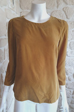 Top en velours marron taille 38 fr marque Set (to)