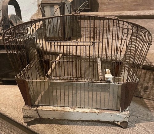 Cage oiseau ancienne - ,