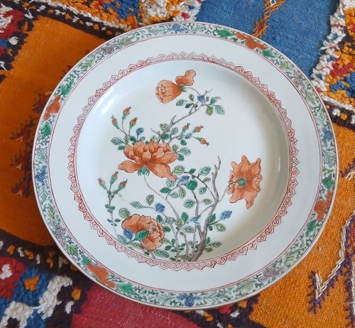 Grand plat chinois - , wucai