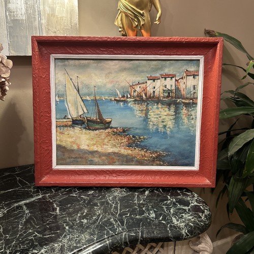 Tableau huile sur toile - tableau,