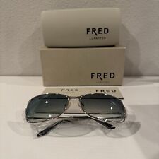 FRED Lunettes Volute N4 112 Authentic Sunglasses Palladium Gray New in Box