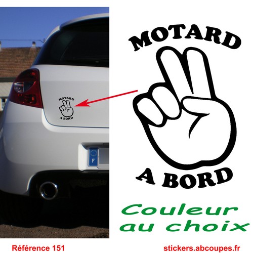 Sticker autocollant motard - autocollant,