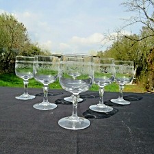 6 white wine glasses crystal d arques model Matignon 12 cl L 2
