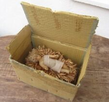 OLD WAX SANTON JESUS NATIVITY SCENE