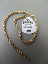 bracelet en or 9 carats  375/1000  longueur 18 cm ( 2 ) 0.8 grammes neuf