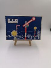 HO electric train - semaphore signage - HR models - HO train