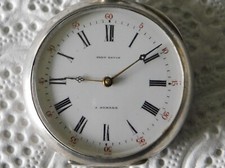 montre gousset argent de smoking homme poids 51.8 grammes fonctionne TB +-1850