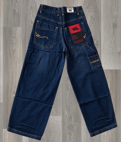 Hawk jean homme baggy - jean, bleu