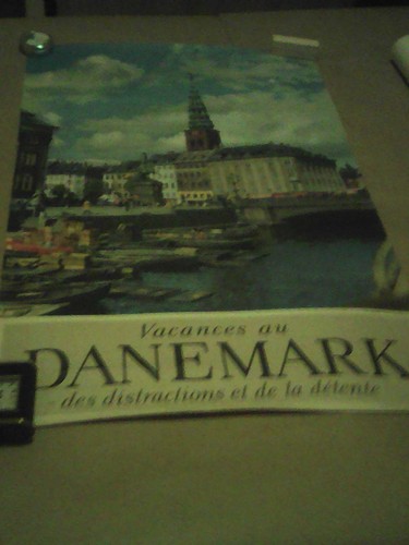 Affiche ancienne danemark - ancienne,