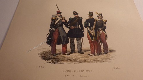 1850 sous officiers infanterie - 1850.sous,