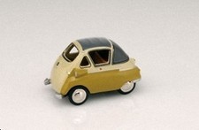 BUB 05901 - Miniature BMW Isetta Beige/Or - HO (1:87)