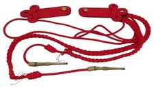 Pair of French Republican Guard’s Red Epaulettes and Fodder