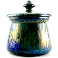 Iridescent ceramic BOX CYTHER RAMBERVILLERS Art Nouveau 1900, zsolnay/massier...