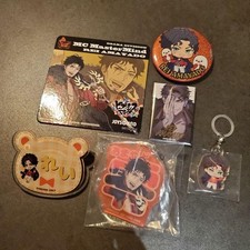 Hypnosis Mic Amamiya Nuru Zero Merchandise Set Coaster Badge Acrylic Strap
