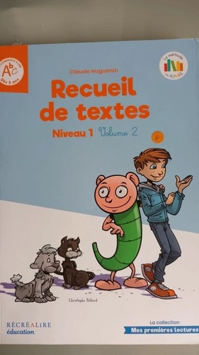 Livre recueil textes niveau - de,