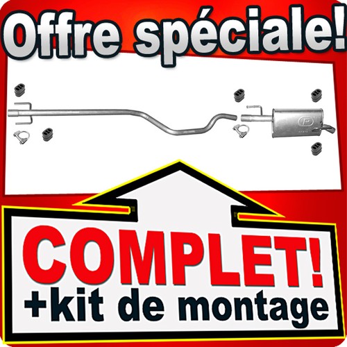 Ligne pot échappement pour - pot, d'échappement