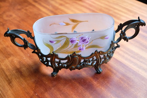 Jardinière art nouveau - art, verre