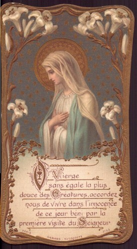 Image pieuse vierge - image, sans
