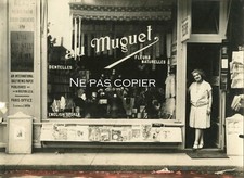 FLORIST circa 1930 Paris store horticulturist lily of the valley