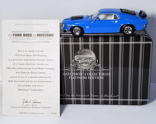 Matchbox 1970 ford boss - matchbox,