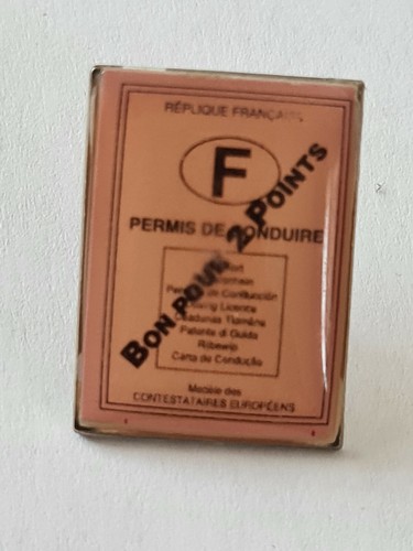 Pin permis de - (a1), pin's