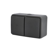 Prise double AP/FR Aqua -