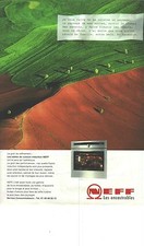PUBLICITE ADVERTISING  2000   NEFF  éléctroménager four encastrable