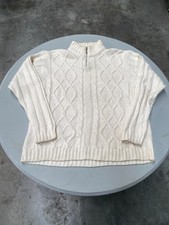 Pull torsadé tricot knit