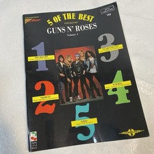 Guns n Roses 5 of the Best Songs Volume 1 Tablature For Guitar 1990 Rock Metal