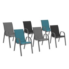 Lot de 6 chaises de jardin