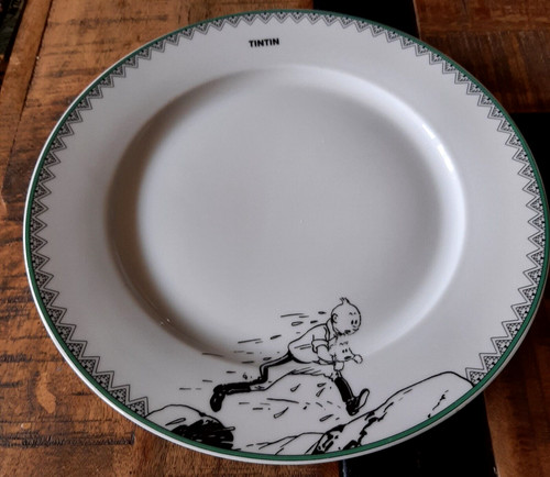 Hergé grand assiette - grand,