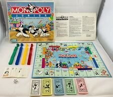 1990 Monopoly Junior Game by Parker Brothers Complete Very Good Cond FREE SHIP