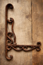 Ancien support étagère fonte