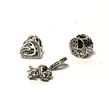 Charm PANDORA Lot de 3 breloques Argent