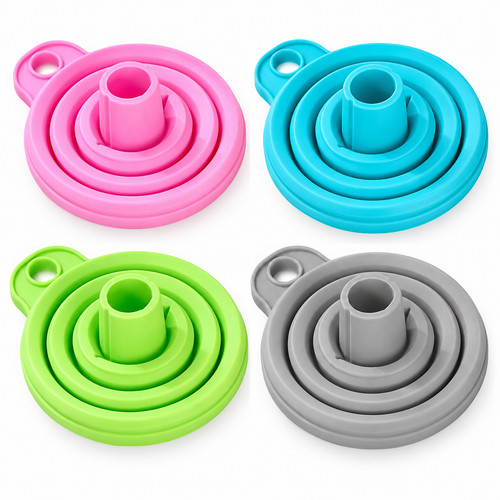 Entonnoir pliable silicone - pliable,