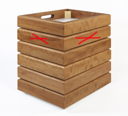 Zarge boîtier bois de - zarge, en