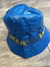 IKEA KNORVA Bucket Hat One Size Blue Beach Sweden 2216 Unisex Costume NWOT